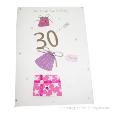 Luxury Handmade Birthday Cards (OEM-car-02)